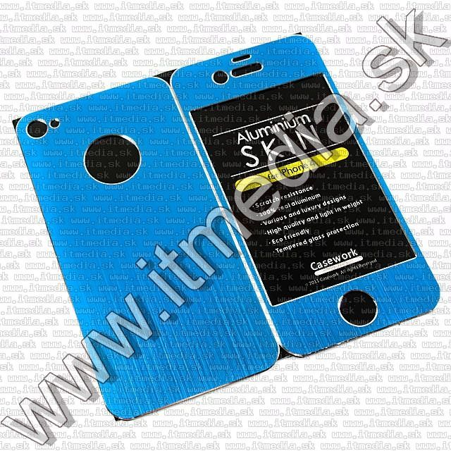 Image of iPHONE 4G Aluminium Skin *Blue* (IT8105)