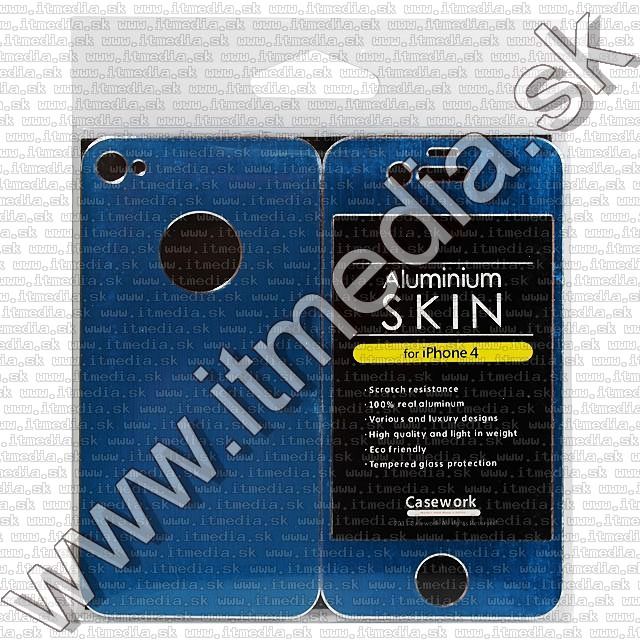 Image of iPHONE 4G Aluminium Skin *Blue* (IT8105)