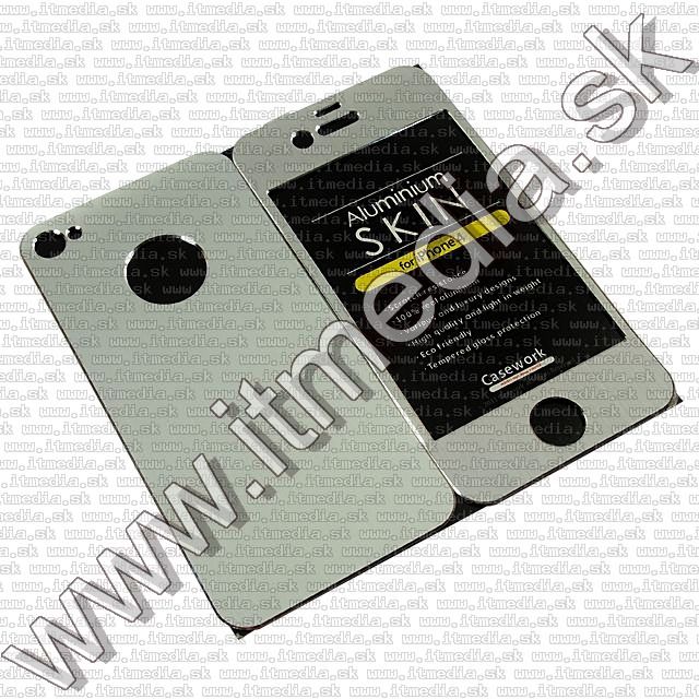 Image of iPHONE 4G Aluminium Skin *Silver* (IT8109)
