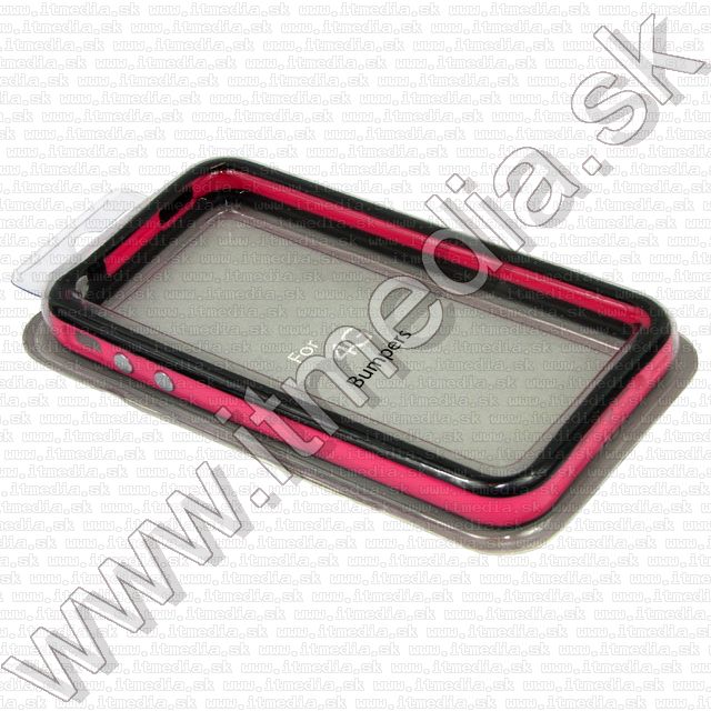 Image of iPHONE 4G Bumpers *Black&amp;amp;amp;amp;amp;Pink* (Remanufactured) (IT7231)