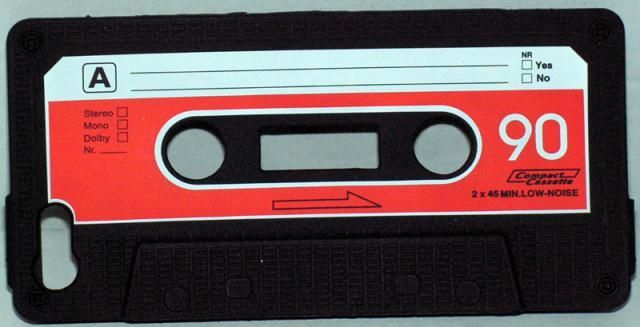 Image of iPhone 5-5S TPU case *Retro Tape* (OEM) (IT8561)