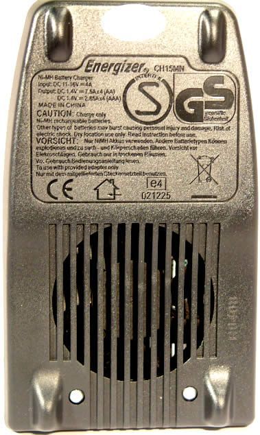 Image of Energizer charger *15 min* + 4xAA free 12V-230V INFO! (IT3255)