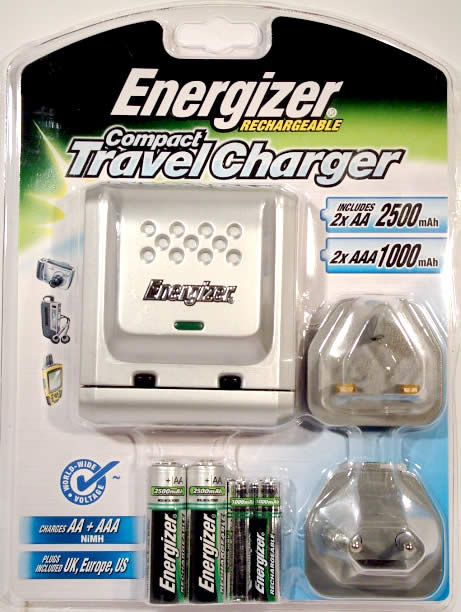 Image of Energizer Compact Travel Charger +2xAA +2xAAA free (IT3256)