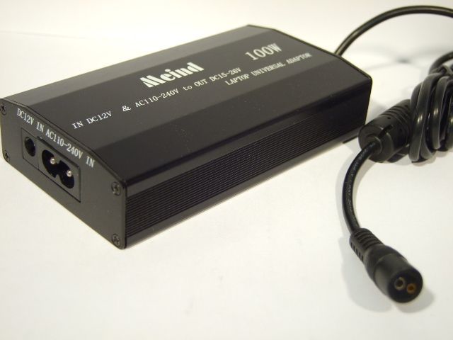 Image of NANDAO Universal Laptop CAR Charger 12-230V 100Watt !NOGAR! (IT1018)