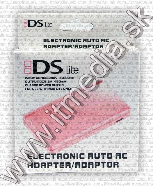 Image of Compatible Nintendo DS **Lite** 230v Home Charger (IT4491)