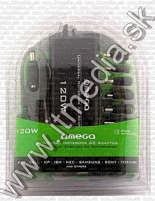 Image of OMEGA Univerzális Laptop töltő 120W (40787) (IT5540)