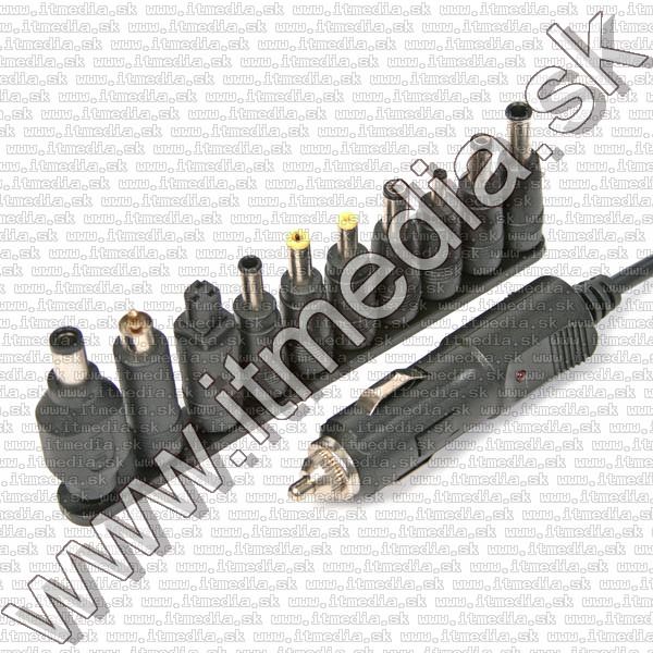Image of Omega Universal Notebook (Laptop) CAR charger 90W + USB (41158) (IT7925)