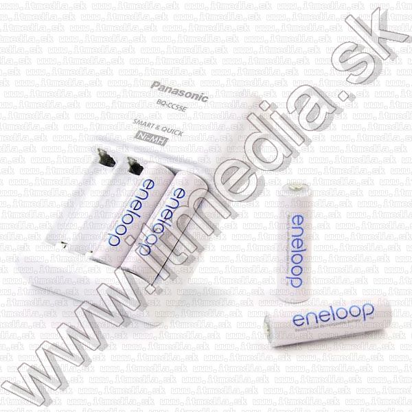 Panasonic Eneloop Smart&Quick Battery Charger +4xAA Eneloop 1900mAh (IT10483) Image of Panasonic Eneloop Smart&Quick Battery Charger +4xAA Eneloop 1900mAh (IT10483)