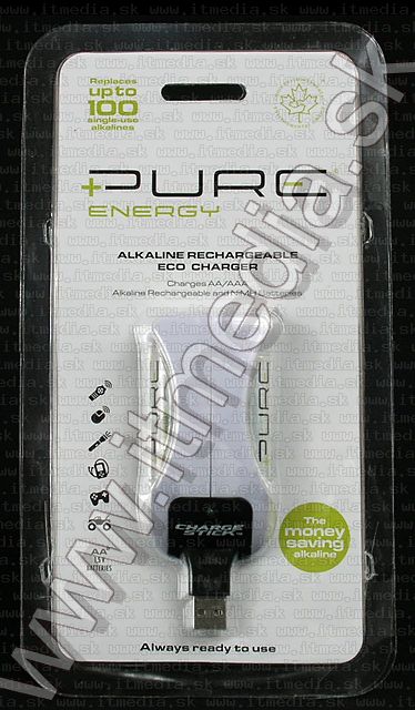 Image of PureEnergy USB battery charger +2x AA gratis (IT5157)
