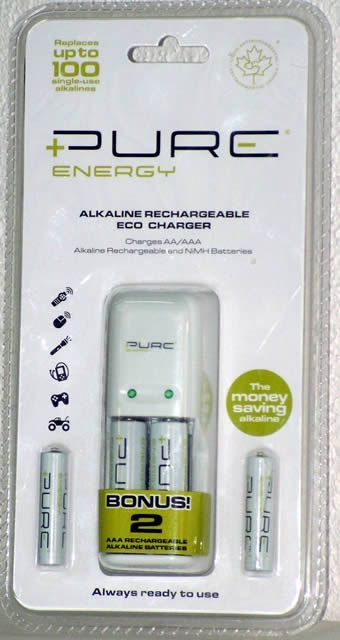 Image of PureEnergy Plugin battery charger 2-slot (263) +4 free (IT5643)