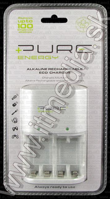 Image of PureEnergy Plugin battery charger 4-slot (463) (IT5630)