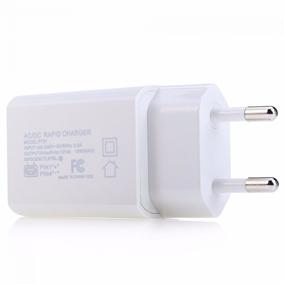 Image of Qualcomm Quick Charge 2.0 USB charger 15W 230V EU (IT12385)
