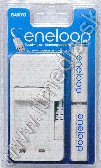 Image of SANYO USB Travel Charger +2xAA Eneloop free (IT4986)