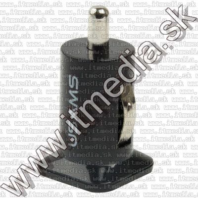 Image of Universal 12-24V Car charger Twin socket USB 3100mA iPhone iPad *Black* (IT9112)