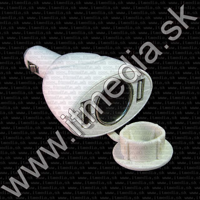 Image of Universal 12-24V Car charger Twin socket USB 1000 mA (IT8113)