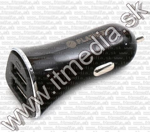 Image of Platinet 12V USB CAR charger 2-port 3000mA (IT13756)