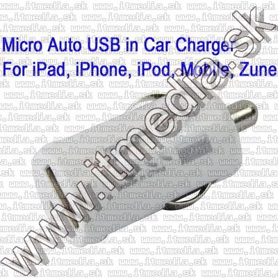 Image of Mini Universal-iPhone 12V USB charger *NEW* 2.1A INFO! (IT7967)