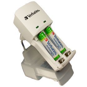 Image of Verbatim compact battery charger +2x AAA gratis (IT5148)