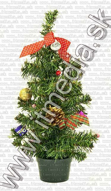 Image of Plastic Christmas Tree Mini 40cm Red Decor (IT5049)