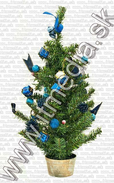 Image of Plastic Christmas Tree Mini 60cm Blue Decor (IT5042)