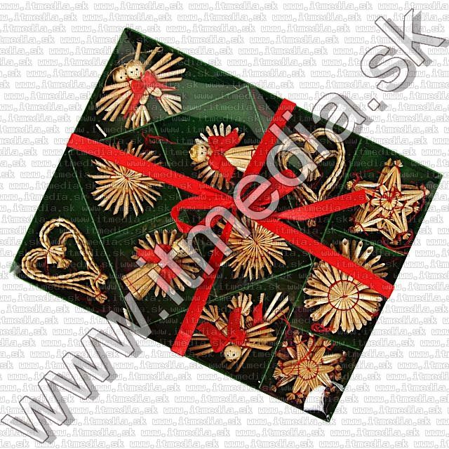 Image of Szalma karácsonyfadísz csomag 28db (IT9322)