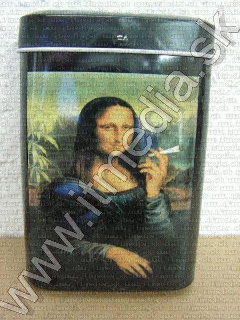 Image of Metal Cigarette Box 22x65x95mm *Ganja Mona* (IT10120)