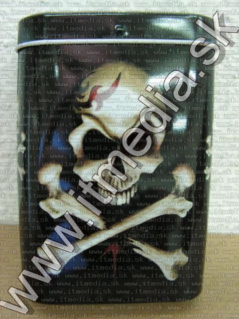Image of Metal Cigarette Box 22x65x95mm *Skull* (IT10118)