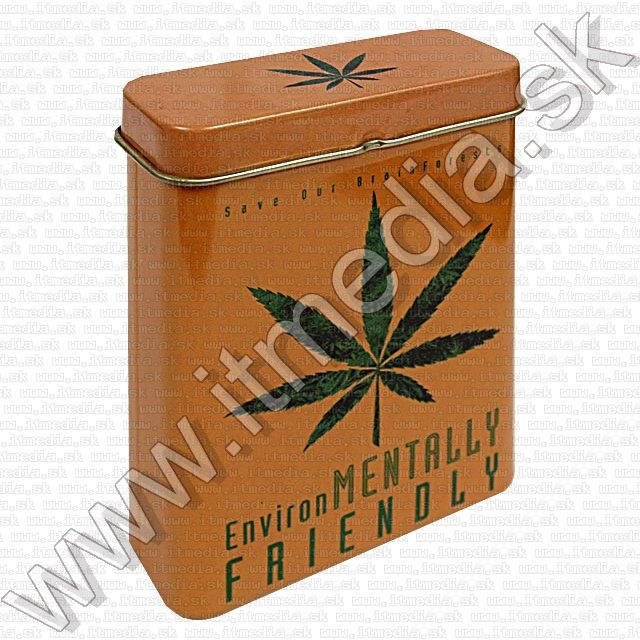Image of Metal Cigarette Box 25x70x90mm *EnvironMENTALLY* (IT3364)