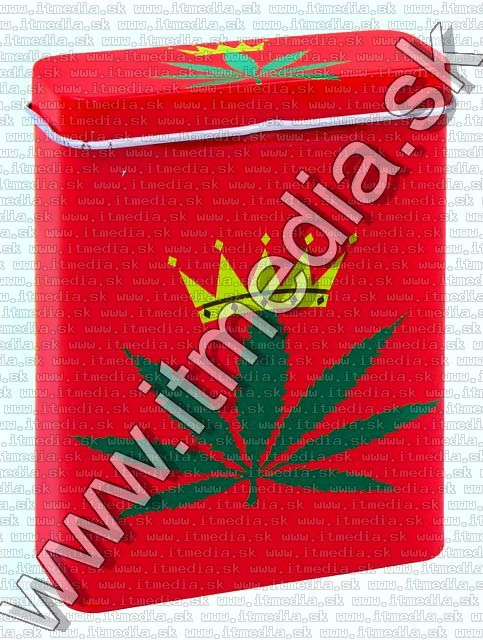 Image of Metal Cigarette Box 25x70x90mm *Ganja King* (IT5826)