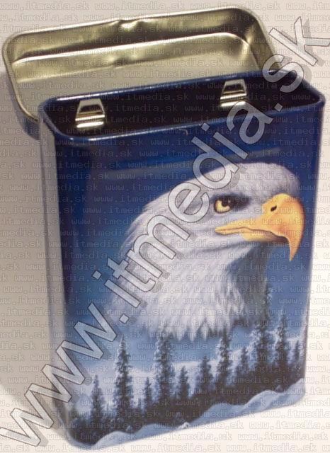 Image of Metal Cigarette Box 25x70x90mm *Eagle* (IT8656)
