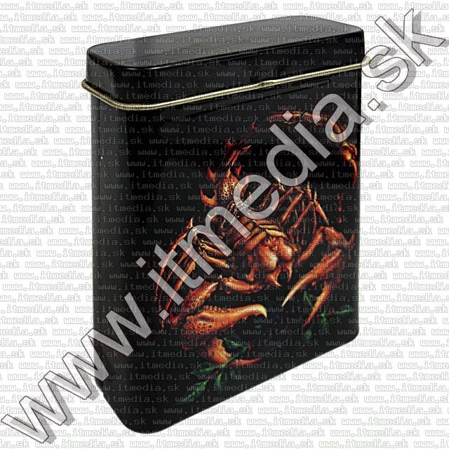 Image of Metal Cigarette Box 25x70x90mm *Scorpion* (IT8658)