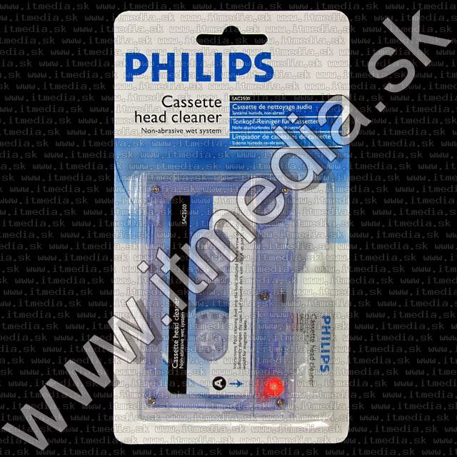 Image of Philips Audio Head Cleaning Cassette (SAC2500) (IT7206)