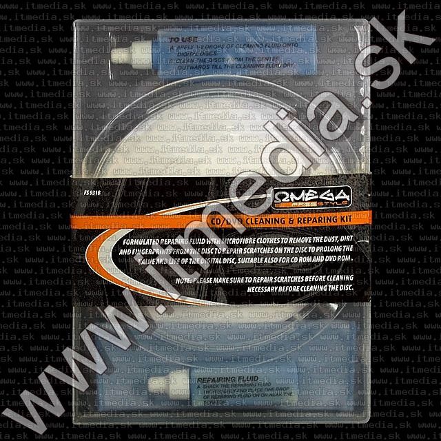 Image of Omega FS9318 CD, DVD Cleaning and Repair KIT (IT1241)