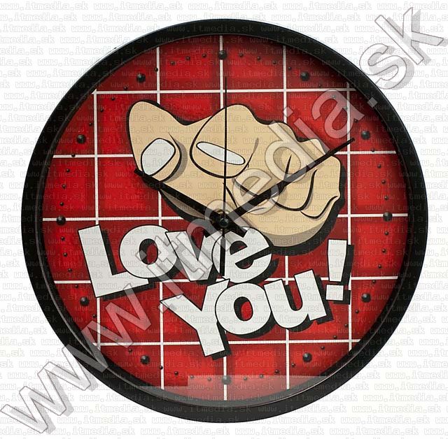 Image of Romantic Love Wall Clock 01 *Love You* 25cm (IT5233)