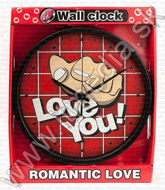 Image of Romantic Love Wall Clock 01 *Love You* 25cm (IT5233)