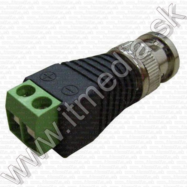 Image of BNC connector *Video Balun* Screw mount  (IT9651)