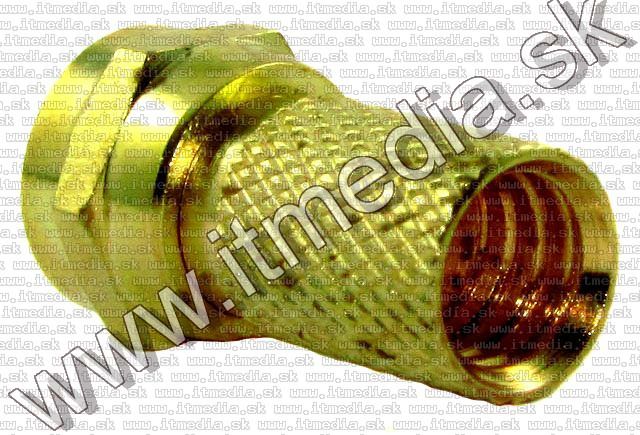 Image of F connector *Gold* (Coaxial, TV) (IT5493)