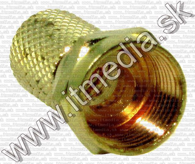 Image of F connector *Gold* (Coaxial, TV) (IT5493)