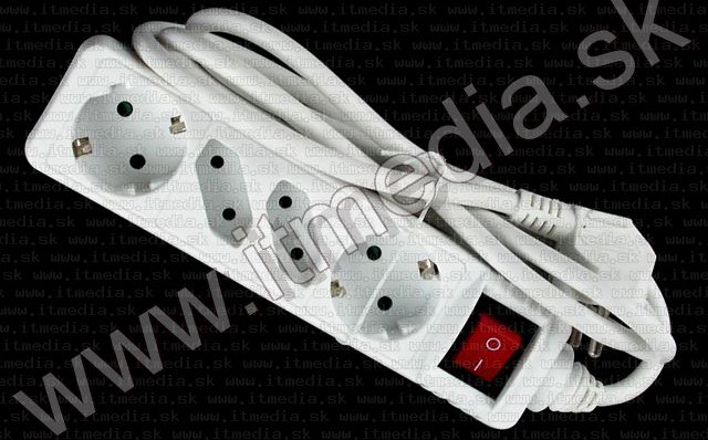 Image of Powerline 4x Connector 1.4m + Switch (IT6798)