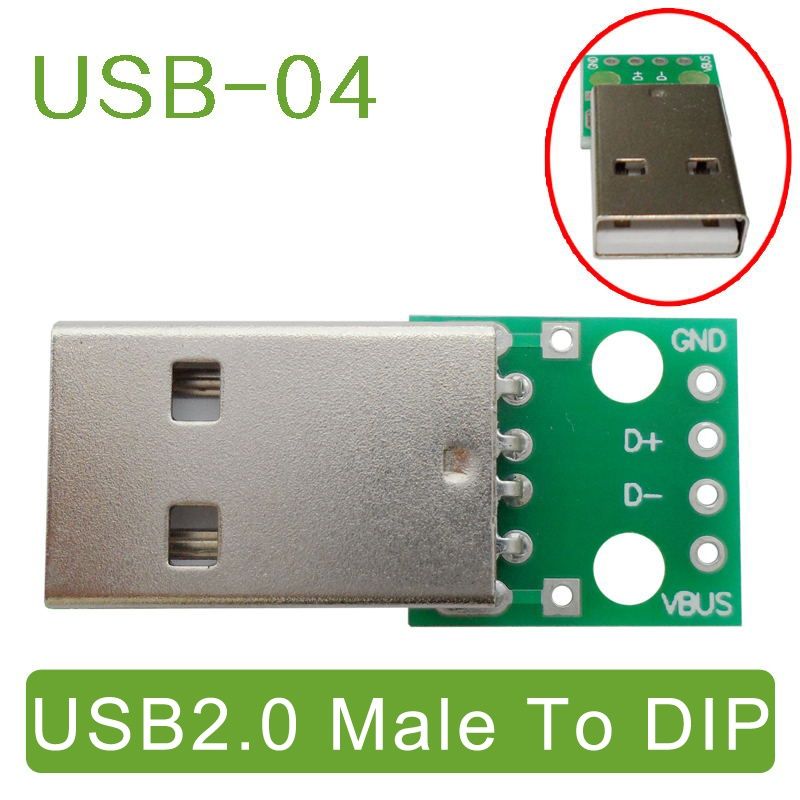 Image of USB Male A connector **panel** (IT12076)