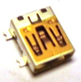 Image of miniUSB 2.0 connector *PANEL MOUNTABLE* (Female) No. 13 (IT10977)