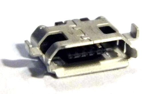 Image of microUSB 2.0 OTG connector *PANEL MOUNTABLE* (Female) No. 2 (IT10967)