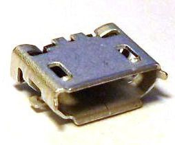 Image of microUSB 2.0 OTG connector *PANEL MOUNTABLE* (Female) No. 7 (IT10971)