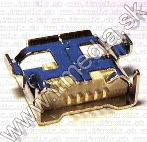 Image of microUSB 2.0 OTG connector *PANEL MOUNTABLE* (Female) No. 9 (IT10973)