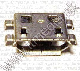 Image of microUSB 2.0 OTG connector *PANEL MOUNTABLE* (Female) No. 11 (IT10975)