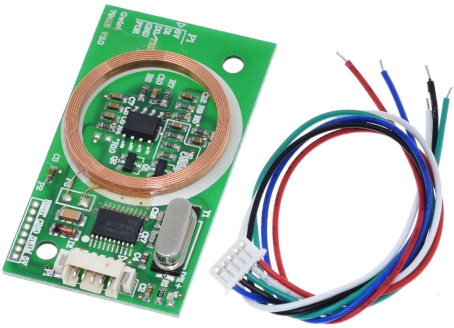 Image of Arduino Serial RFID reader module 125kHz EM4100 INFO! (IT14559)