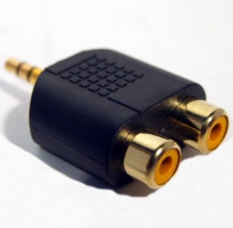 Image of Jack (3.5) - 2x RCA converter (A19) (IT2391)