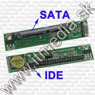 Image of IDE 44 pin(laptop) to SATA (drive) converter panel !info (IT7960)