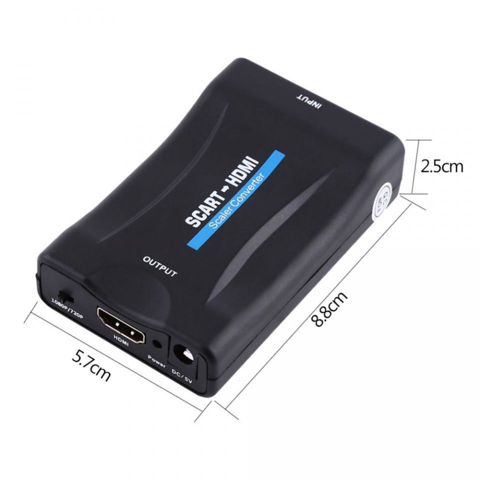 Image of HDMI female - SCART (RGB) female converter *Active* TV adapter (IT13178)