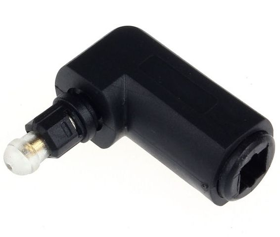 Toslink (S-PDIF) Optical Adapter 90 degrees rotate (IT12020) Image of Toslink (S-PDIF) Optical Adapter 90 degrees rotate (IT12020)